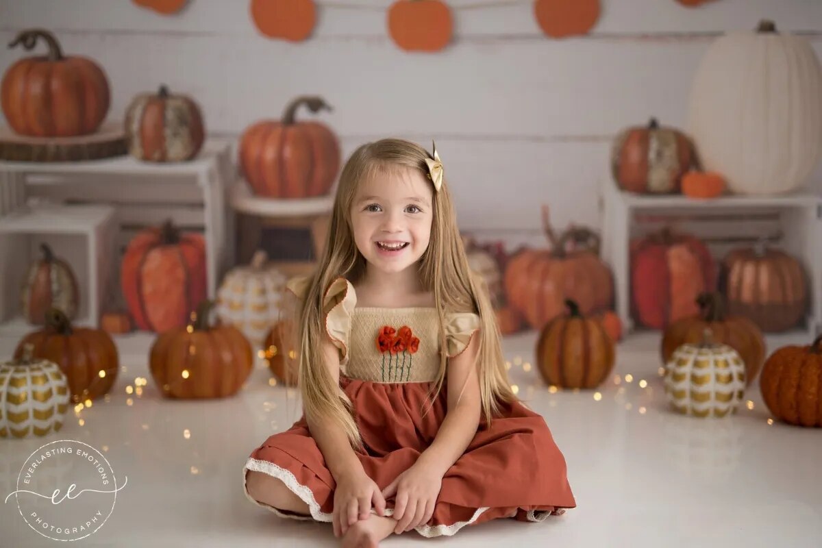 Décor de fête de citrouille parfait, gâteau pour bébé, accessoires de séance photo d'anniversaire, décor de Festival d'halloween pour enfants filles 