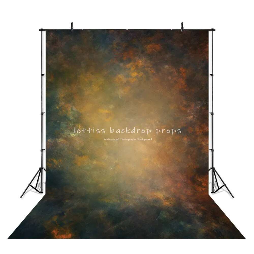 Art Abstract Floral Vinyl Backdrop For Adult Portrait Photography Painting Flower Pregant Kids Newborn Photoshoot Background