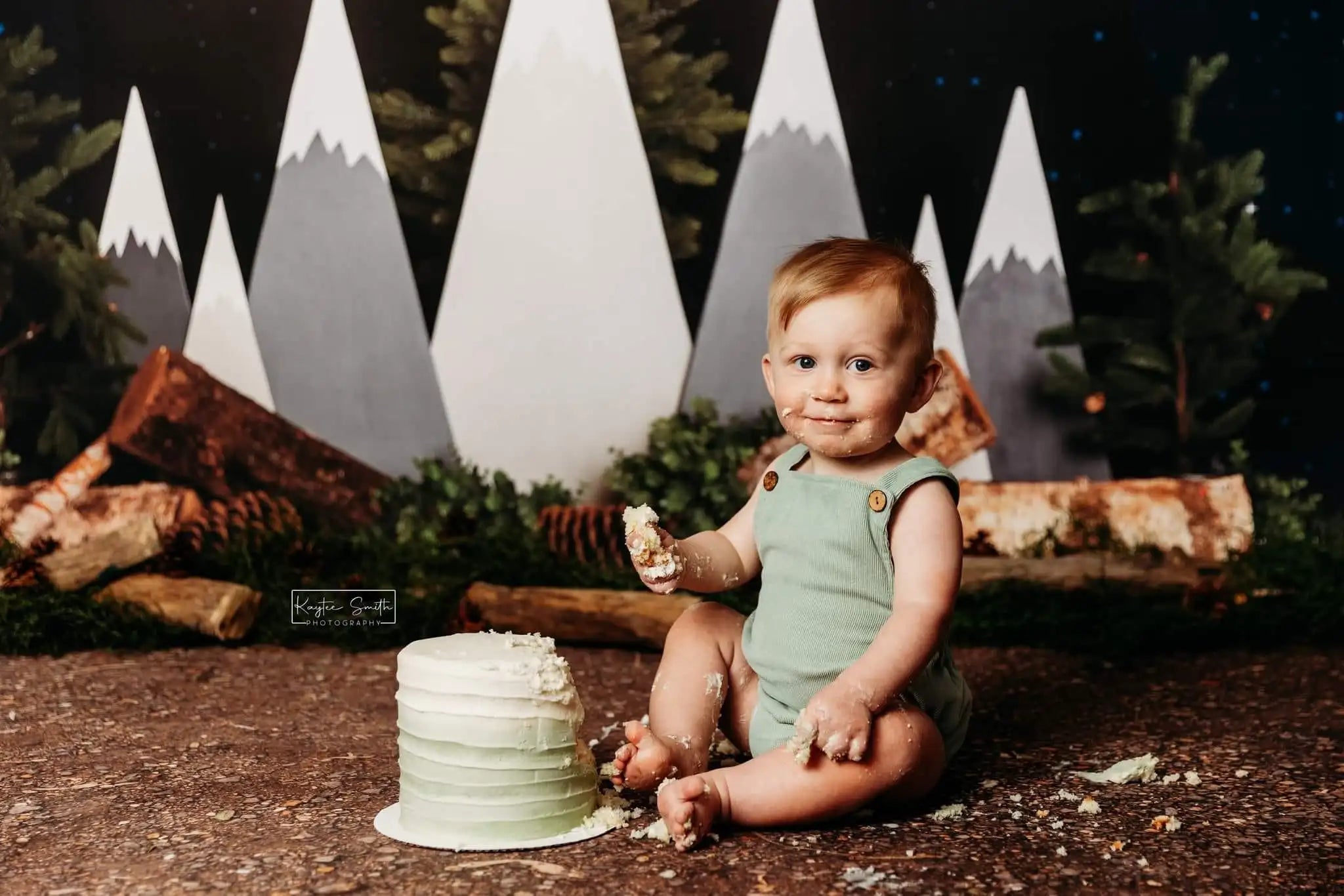 Forest Mountains Are Calling Backdrops Kids Baby Photography Child Adult Photocall Props Cake Smash Birthday Backgrounds