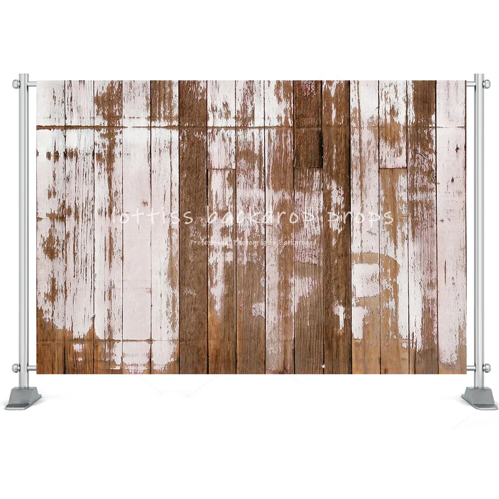 White Wood Board Background Series-One For Photography Baby Birthday Party Kids Portrait Rustic Wooden Backdrop