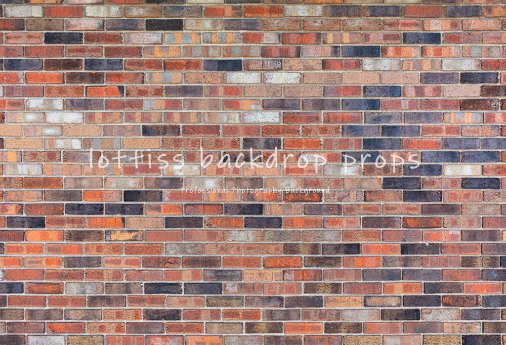 Brick Wall Vinyl Backdrops Old Red Brick-wall Wallpaper Adult Pregant Portrait Child Birthday Photo Decor Photography Background