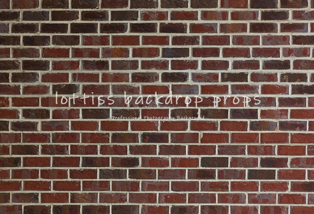 Brick Wall Vinyl Backdrops Old Red Brick-wall Wallpaper Adult Pregant Portrait Child Birthday Photo Decor Photography Background