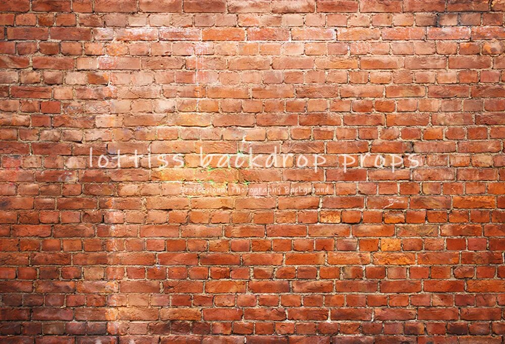 Brick Wall Vinyl Backdrops Old Red Brick-wall Wallpaper Adult Pregant Portrait Child Birthday Photo Decor Photography Background