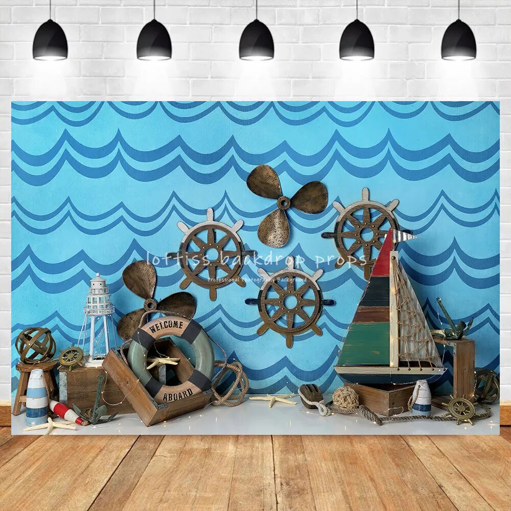 Photography Background in Fabric Cake Smash Circus Portal / Backdrop 2684