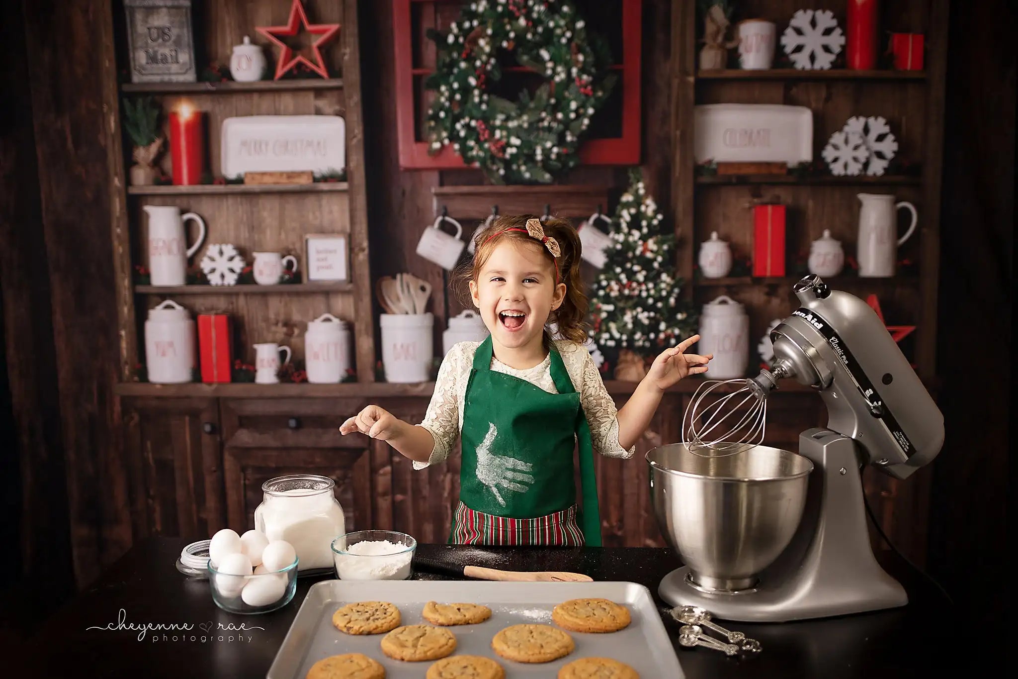 Christmas Backdrop Fireplace Xmas Trees Kids Baby Cake Smash Photography Props Child Adult Studio Photo Decor Backgrounds