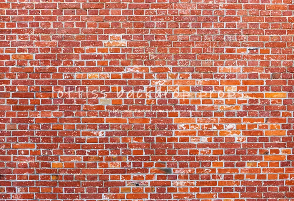 Red Brick Wall Polyester Backdrop Old Dark Vintage Wallpaper Adult Portrait Newborn Baby Kid Party Decor Photography Background