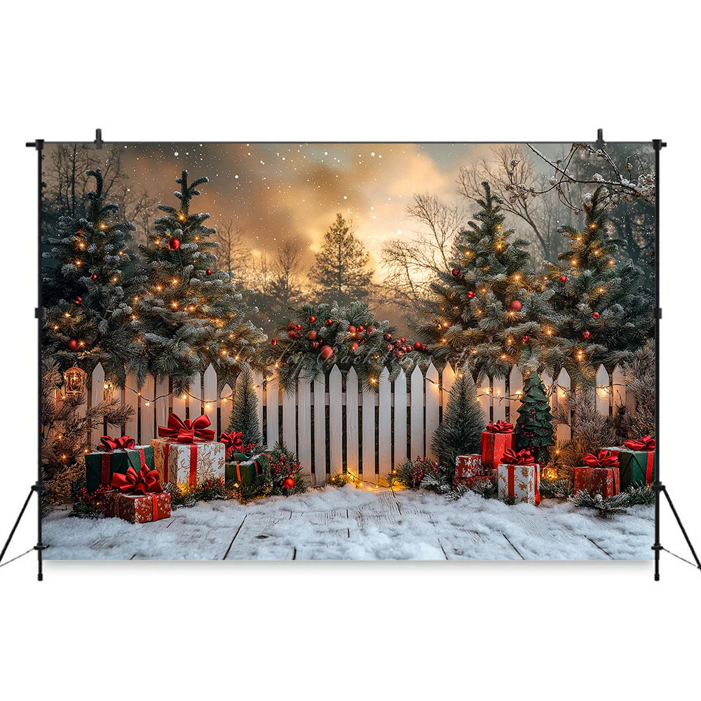 Cozy Greenhouse Interior With Large Window Backdrop Christmas Forest Baby Kids Portrait Family Party Photocall Photograhy Decors