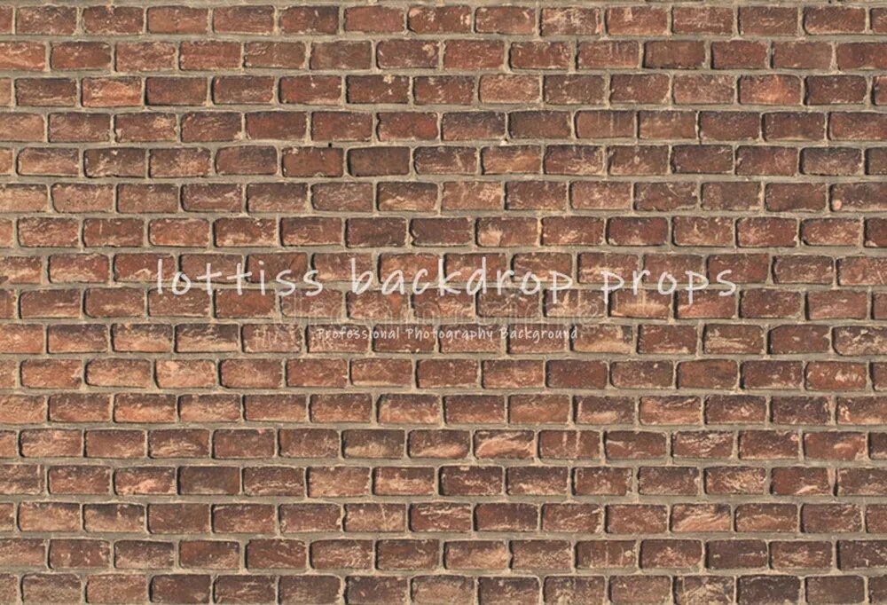 Brick Wall Vinyl Backdrops Old Red Brick-wall Wallpaper Adult Pregant Portrait Child Birthday Photo Decor Photography Background