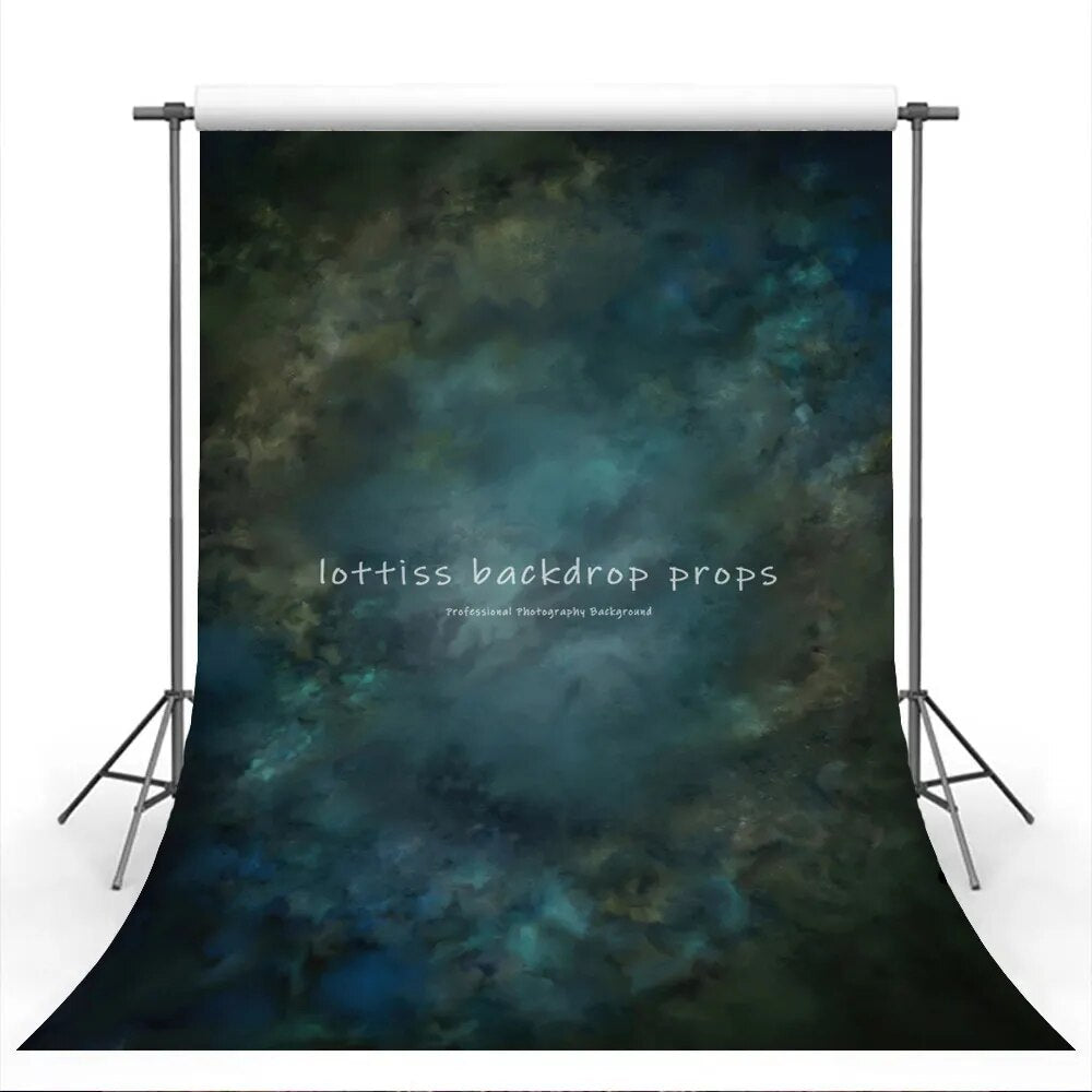 Art Abstract Floral Polyester Backdrop For Adult Portrait Photography Painting Flower Pregant Kids Newborn Photoshoot Background