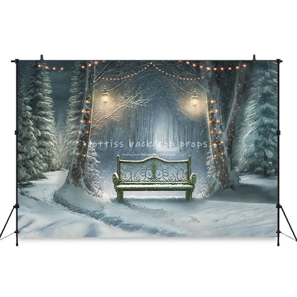 Christmas House Photography Backdrops Children Family Photocall Baby Girl Xmas Wooden Door Festival Background