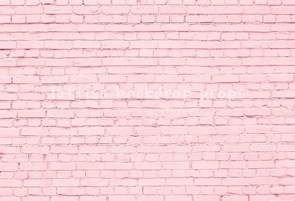 Colored Brick Wall Backdrops For Photography Adult Portrait Kids Birthday Decor Old Colorful Red Pink Brick-wall Background