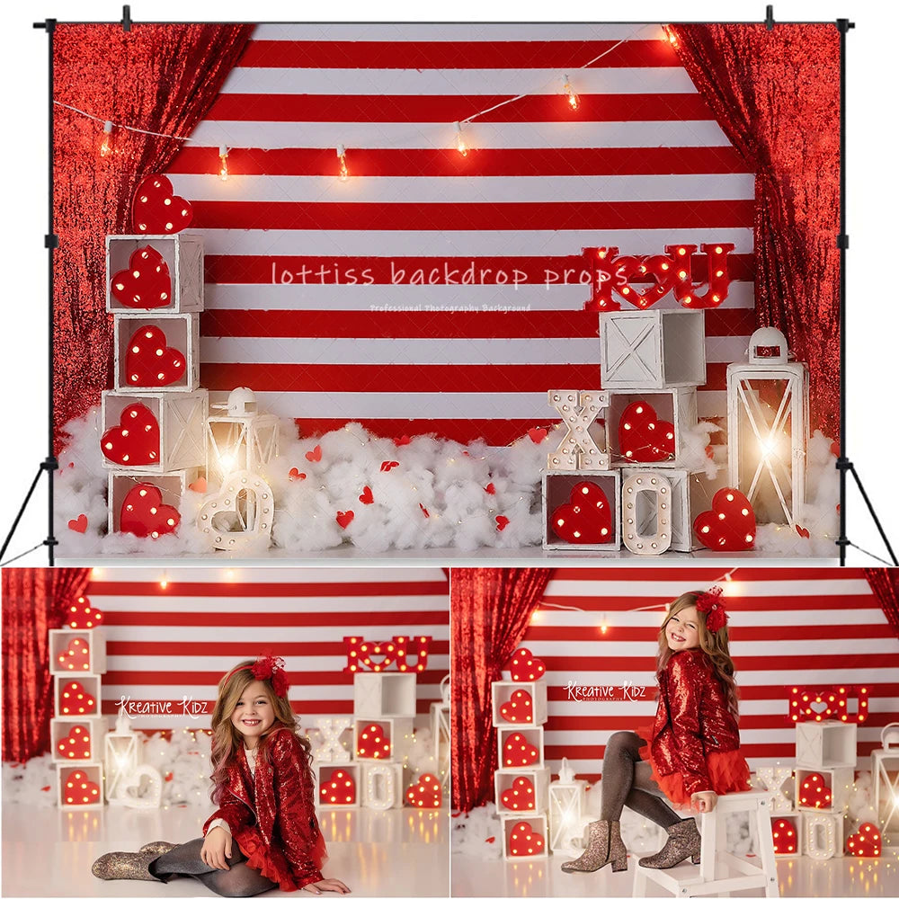 Be My Valentine Theme Backdrops Kids Adult Photography Props Child Baby Birthday Cake Smash Decors Valentines Day Background