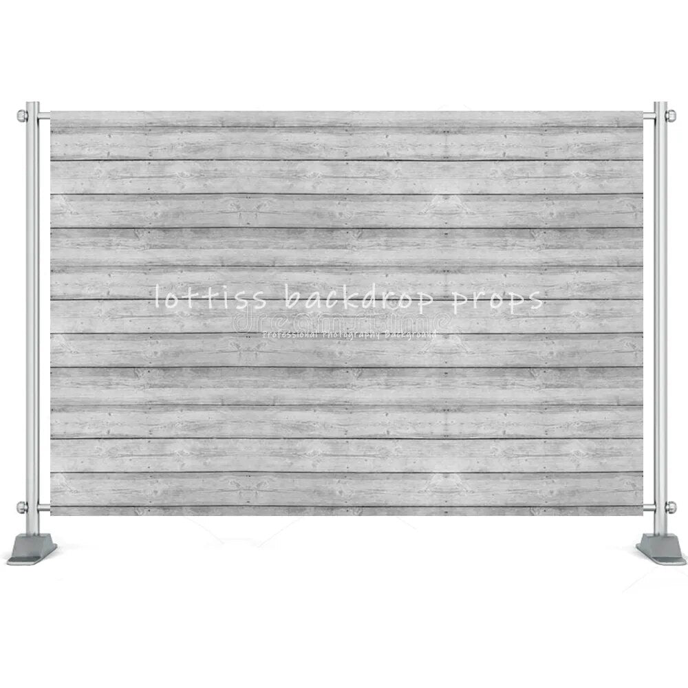 Grey Wood Board Background Series-One For Photography Baby Birthday Party Kids Portrait Rustic Wooden Backdrop Cloth