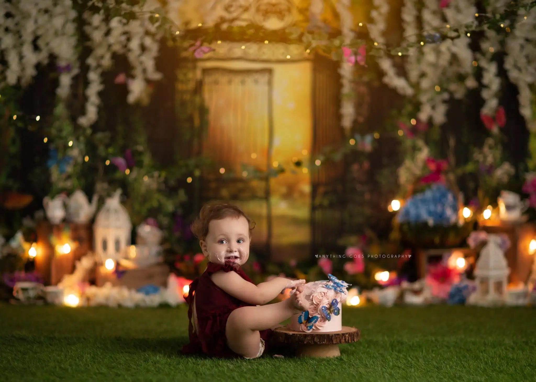 Spring Secret Garden Backdrops Kids Baby Photography Props Child Photocall Forest Wonderland Jungle Backgrounds