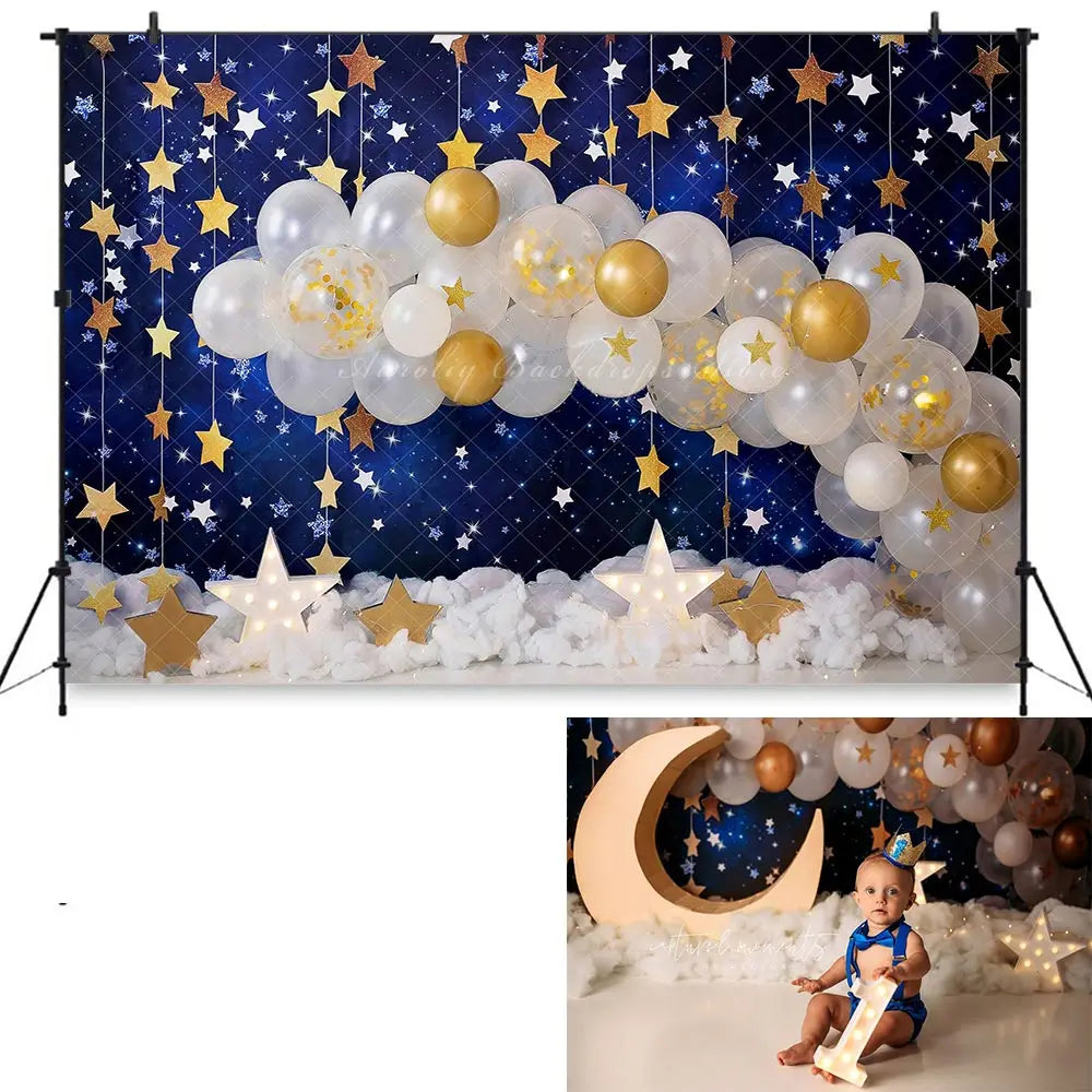 Golden Butterfly Photography Backdrop Sunshine Rainbow Kids Baby Cake Smash Photocall Decors Child Adult Studio Backgrounds