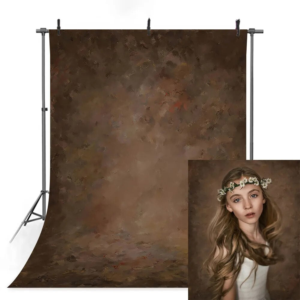 Abstract Photography Polyester Backdrops Pregnant Kids Portrait Birthday Decor Oil Painting Art Texture Background Photo Props