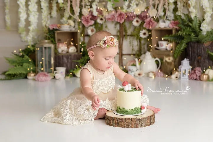 Spring Floral Wall Backdrops Kids Baby Photography Child Adult Photocall Cake Smash Birthday Photocall Floral Martets Background