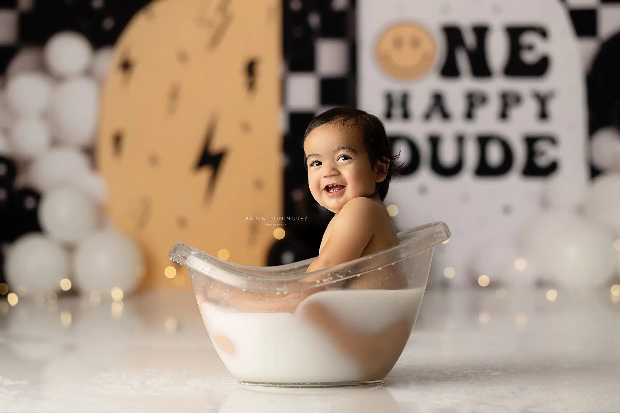 One Happy Dude Backdrops Kids Baby Cake Smash Photography Props Child Boy Photocall Decors Birthday Photo Banner Backgrounds