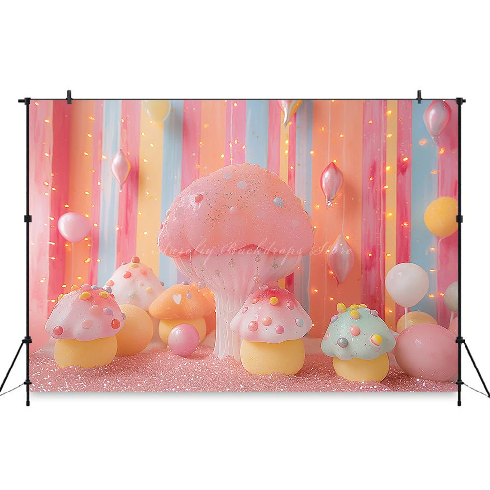 Ice Cream Truck Backdrop Kids Baby Cake Smash Photography Props Candy House Child Girls Adult Birthday Studio Backgrounds