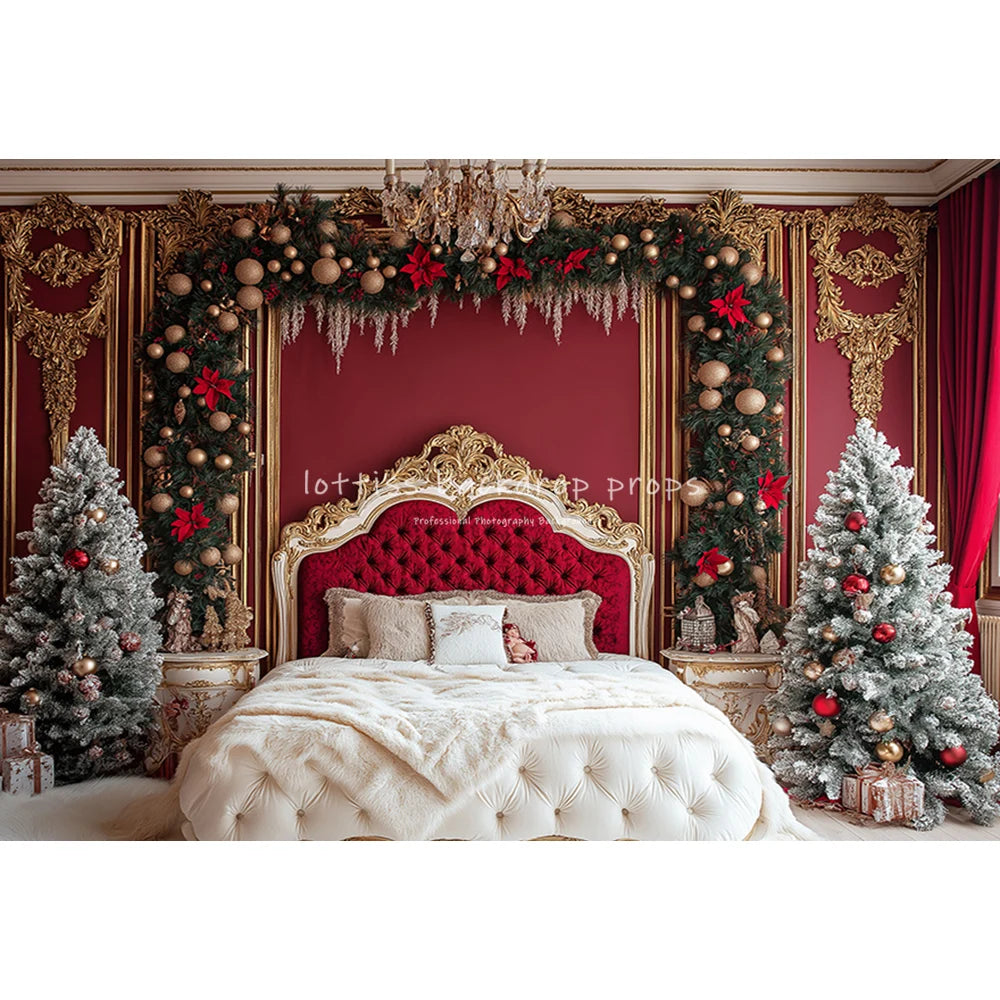 Christmas Bedroom Headboard Backdrops Kids Adult Photography Child Baby Photocall Winter Xmas Kitchen Cupboard Backgrounds