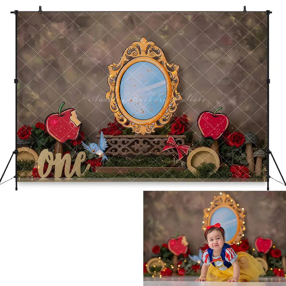 The Fairest One Photo Background for Birthday Party Decoration Kids Baby Cake Smash Photography Props Girls Adult Birthday Props