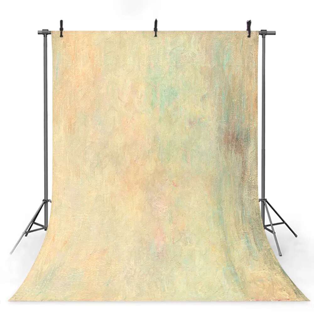 Abstract Daub Canvas Backdrops Kids Child Photography Baby Photocall Props Gold Blue Art Texture Background Photostudio Props