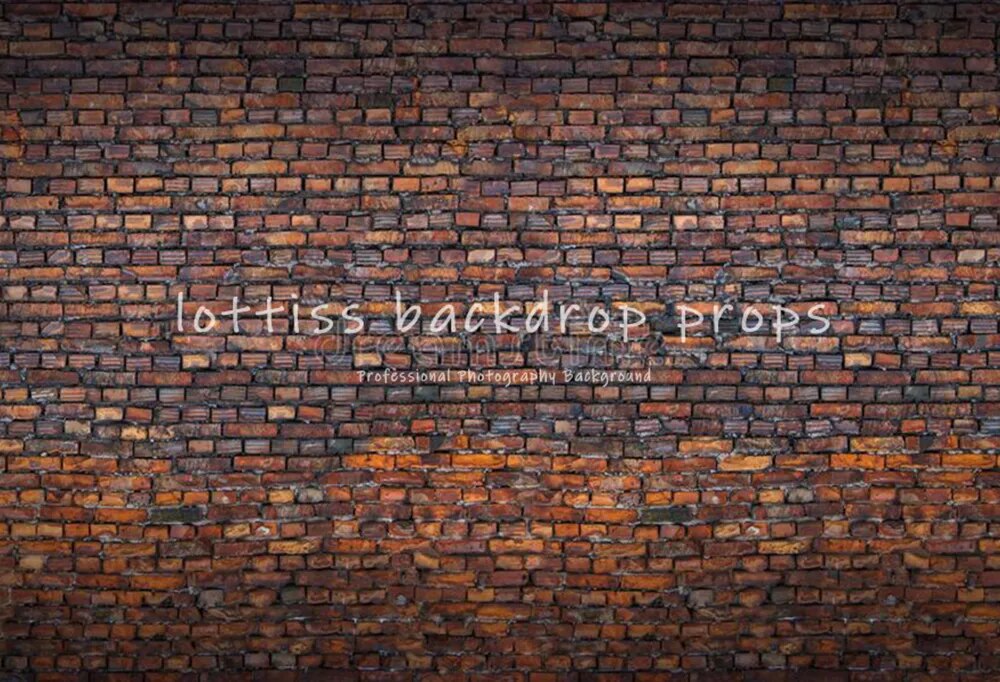 Dark Red Brick Wall Photography Backdrop Old Brown Brick-wall Wallpaper Adult Portrait Baby Child Birthday Decor Background