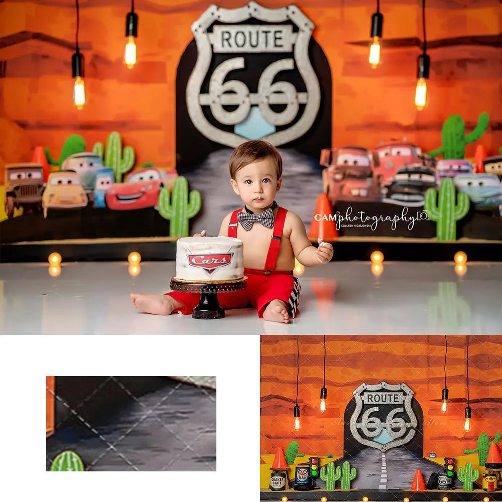 Race Car Backdrop Kids Baby Cake Smash Photography Props Child Adult Birthday Photo Studio Backgrounds