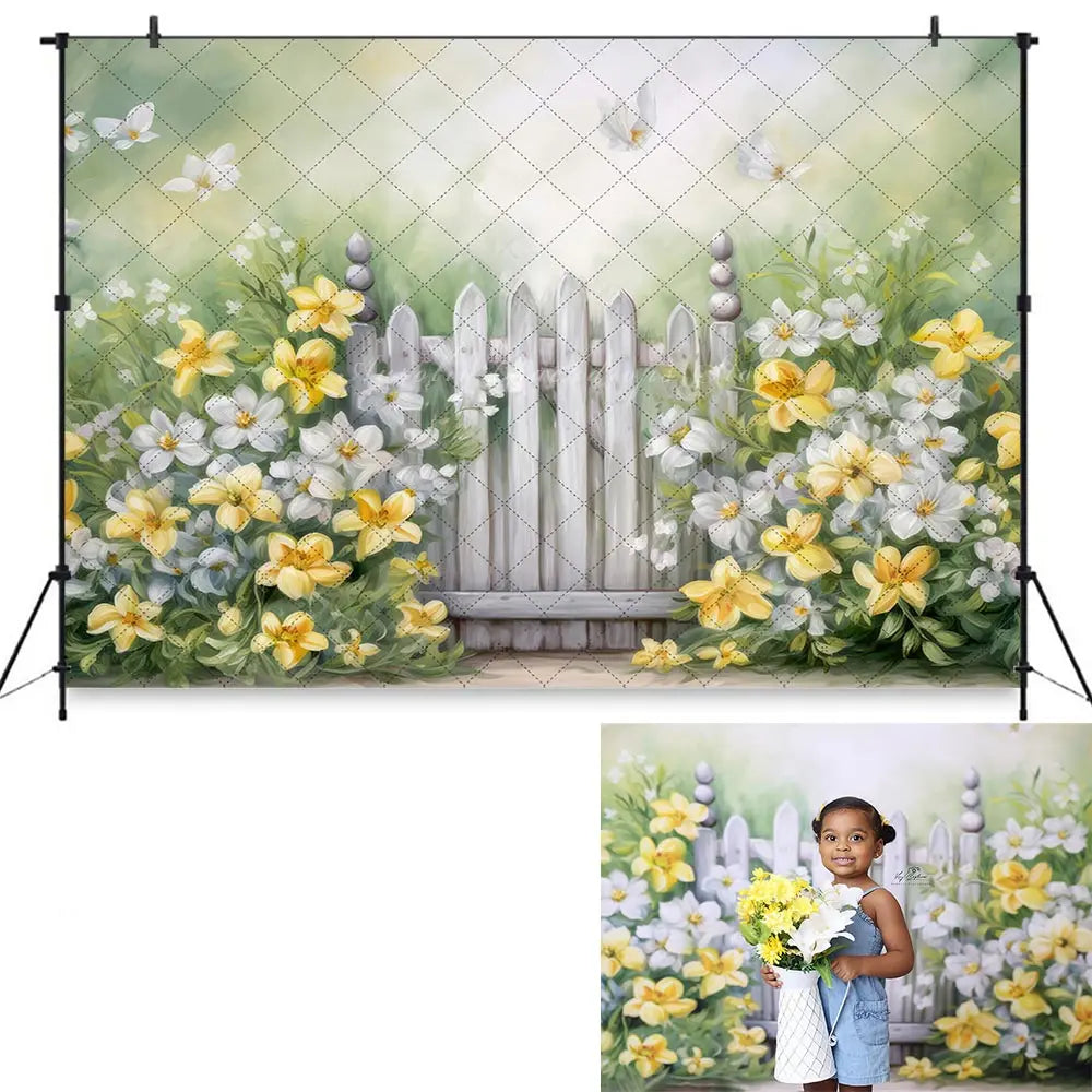 Themed Birthday Party Backdrop Kids Baby Cake Smash Photography Decors Girls Boy Balloon Arch Studio Background Photo Shoot Prop