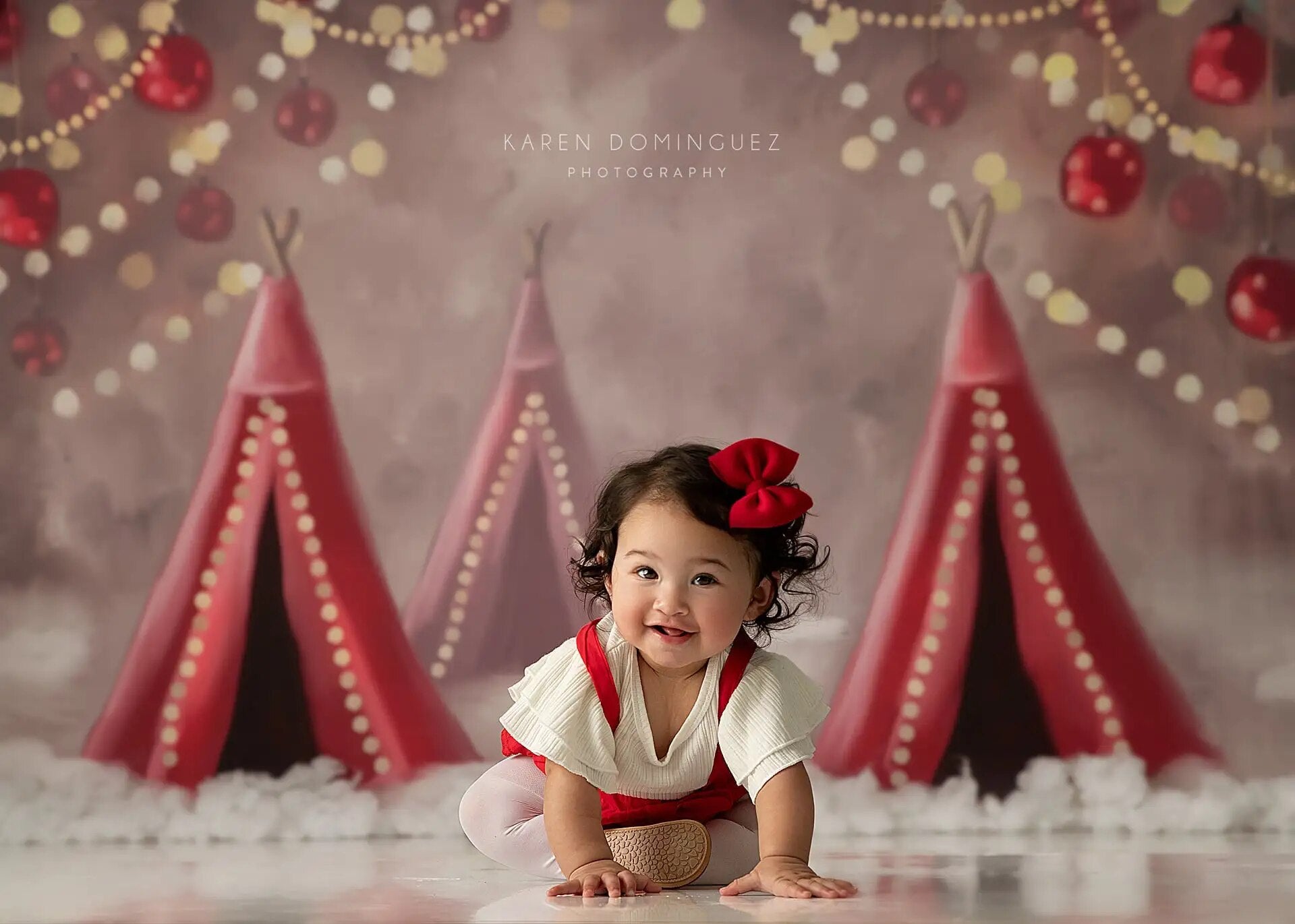 Arrière-plan de vacances de noël, arrière-plan de cirque de noël, accessoires de Portrait de famille pour enfants et adultes, forêt enneigée, photographie, studio photo 