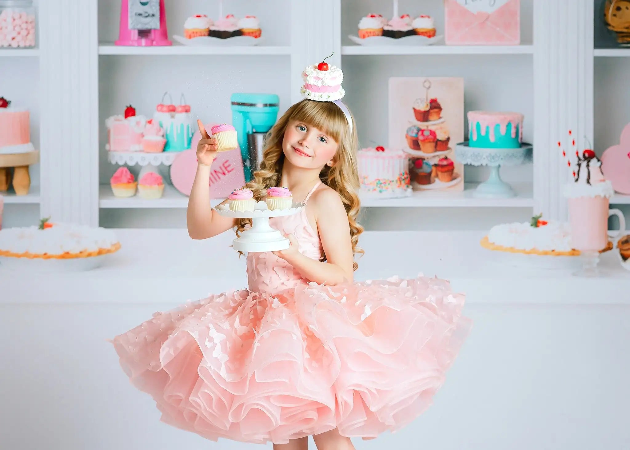 Valentine Cups Backdrops Kids Girl Photography Child Adult Photocall Baby Child Photocall Valentine's Day Kitchen Backgrounds