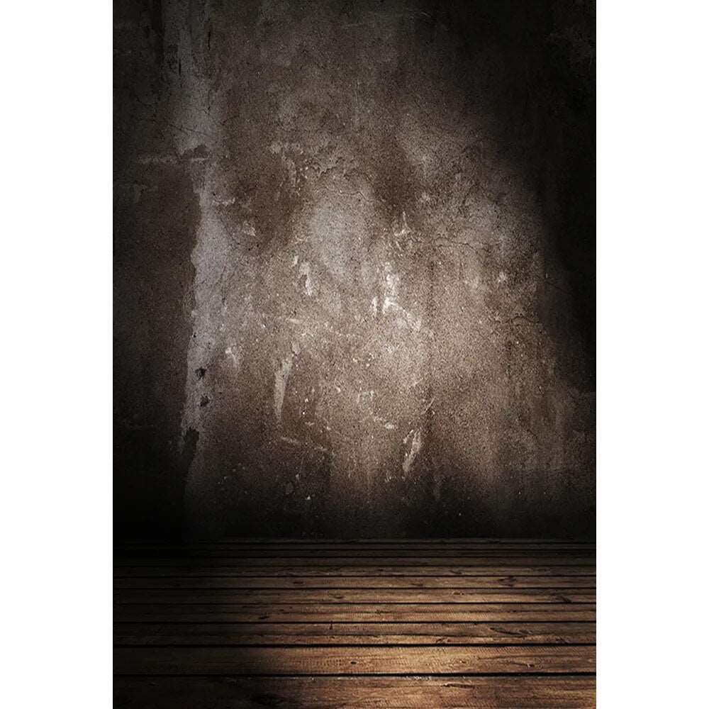 Art Fabric Photography Backdrops Props Wooden Floor Concrete Brick Wall Baby Portrait Photo Studio Background 21802ZTN-02