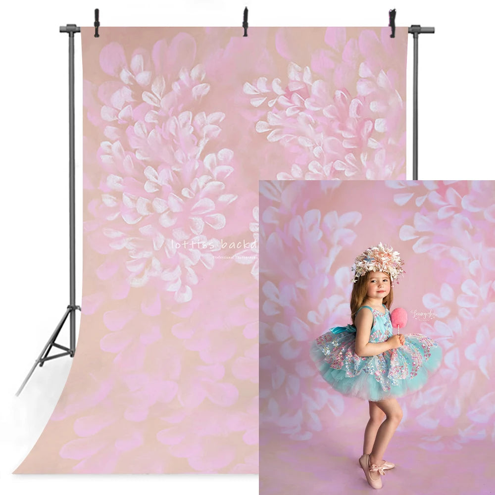 Abstract Flower Texture Backdrops Kids Adult Photography Props Child Baby Photocall Professional Floral Solid Color Backgrounds