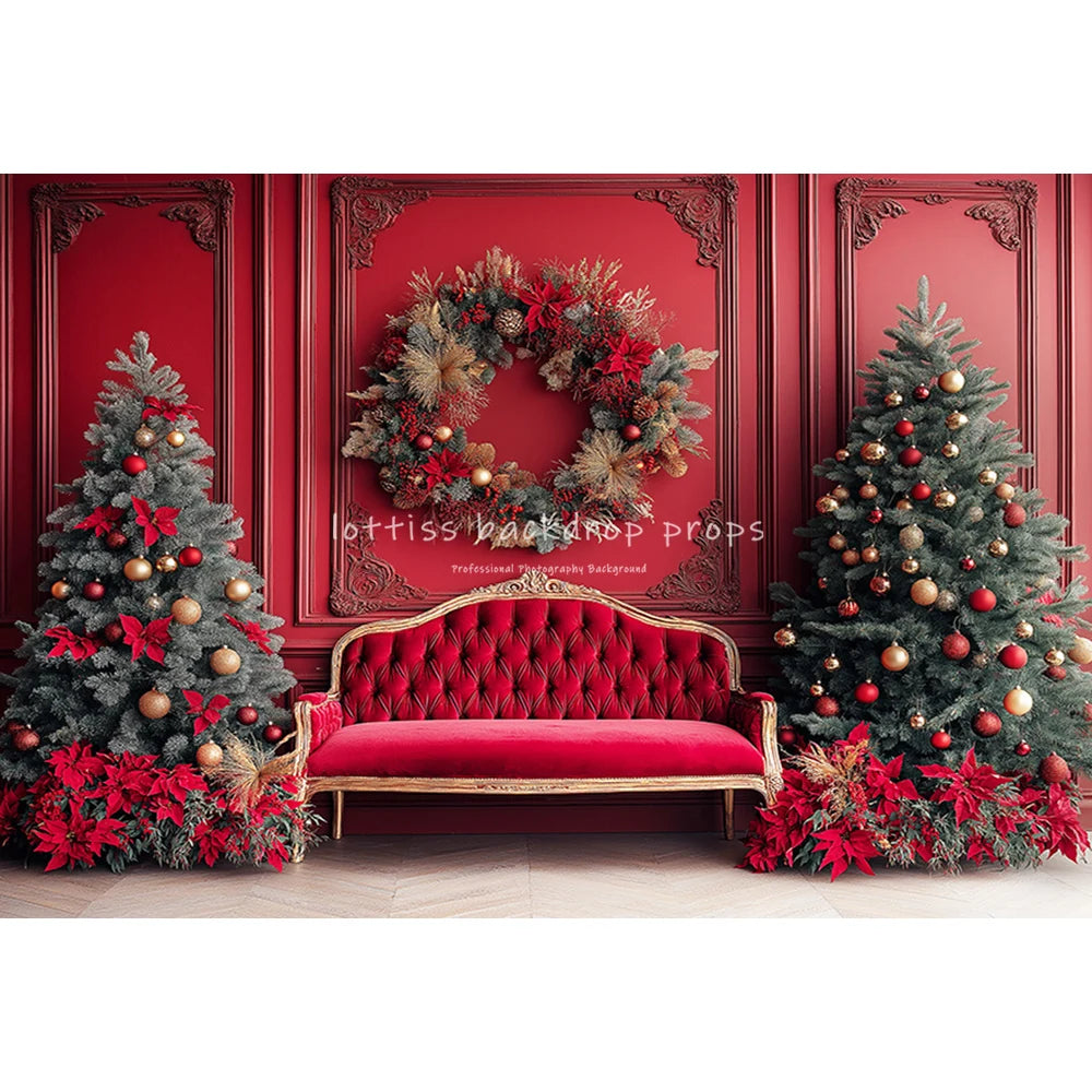 Christmas Bedroom Headboard Backdrops Kids Adult Photography Child Baby Photocall Winter Xmas Kitchen Cupboard Backgrounds