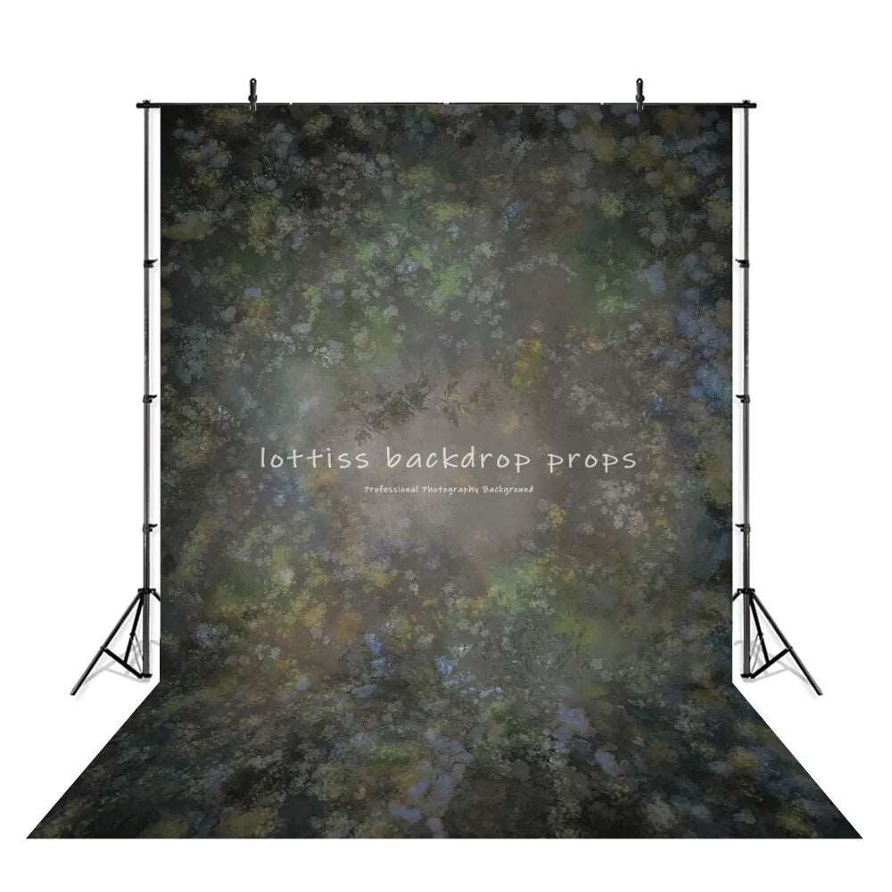 Art Abstract Floral Vinyl Backdrop For Adult Portrait Photography Painting Flower Pregant Kids Newborn Photoshoot Background