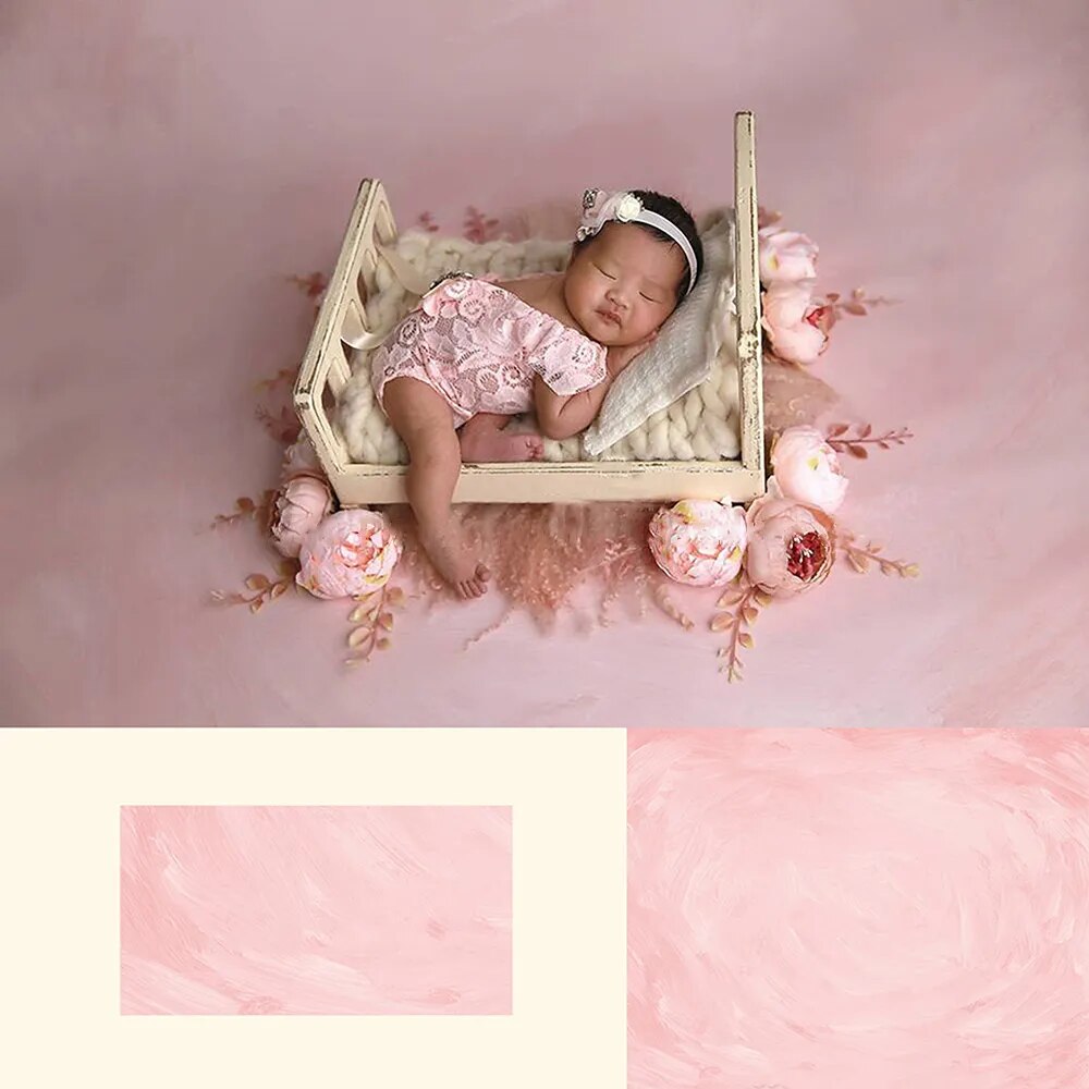 Solid Color Kids Photography Backdrop Cake Take Photocall Baby Newborn Birthday Photostudio Props Pure Retro Colorful Background