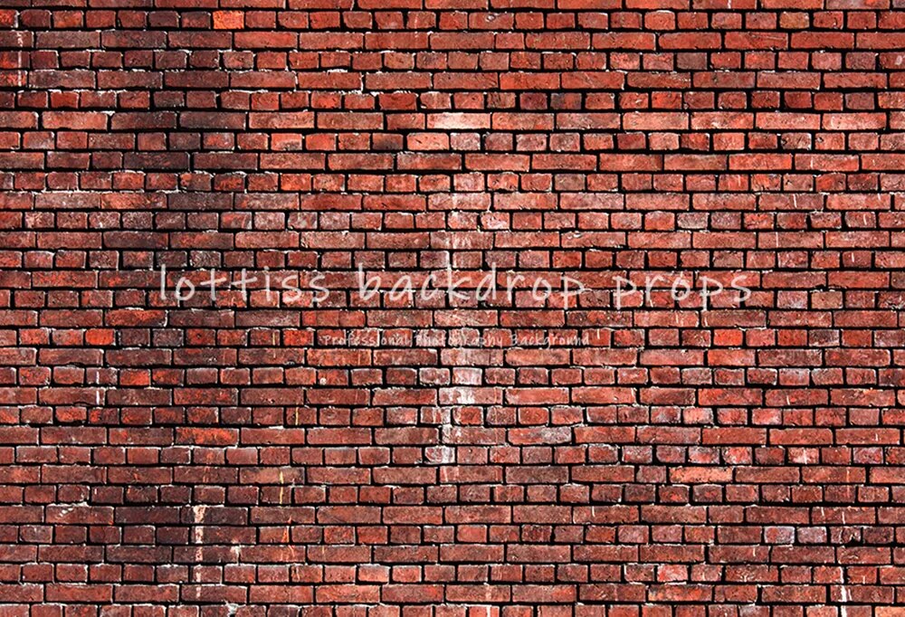 Red Brick Wall Vinyl Backdrop Old Dark Vintage Wallpaper Adult Portrait Newborn Baby Kid Party Decor Photography Background