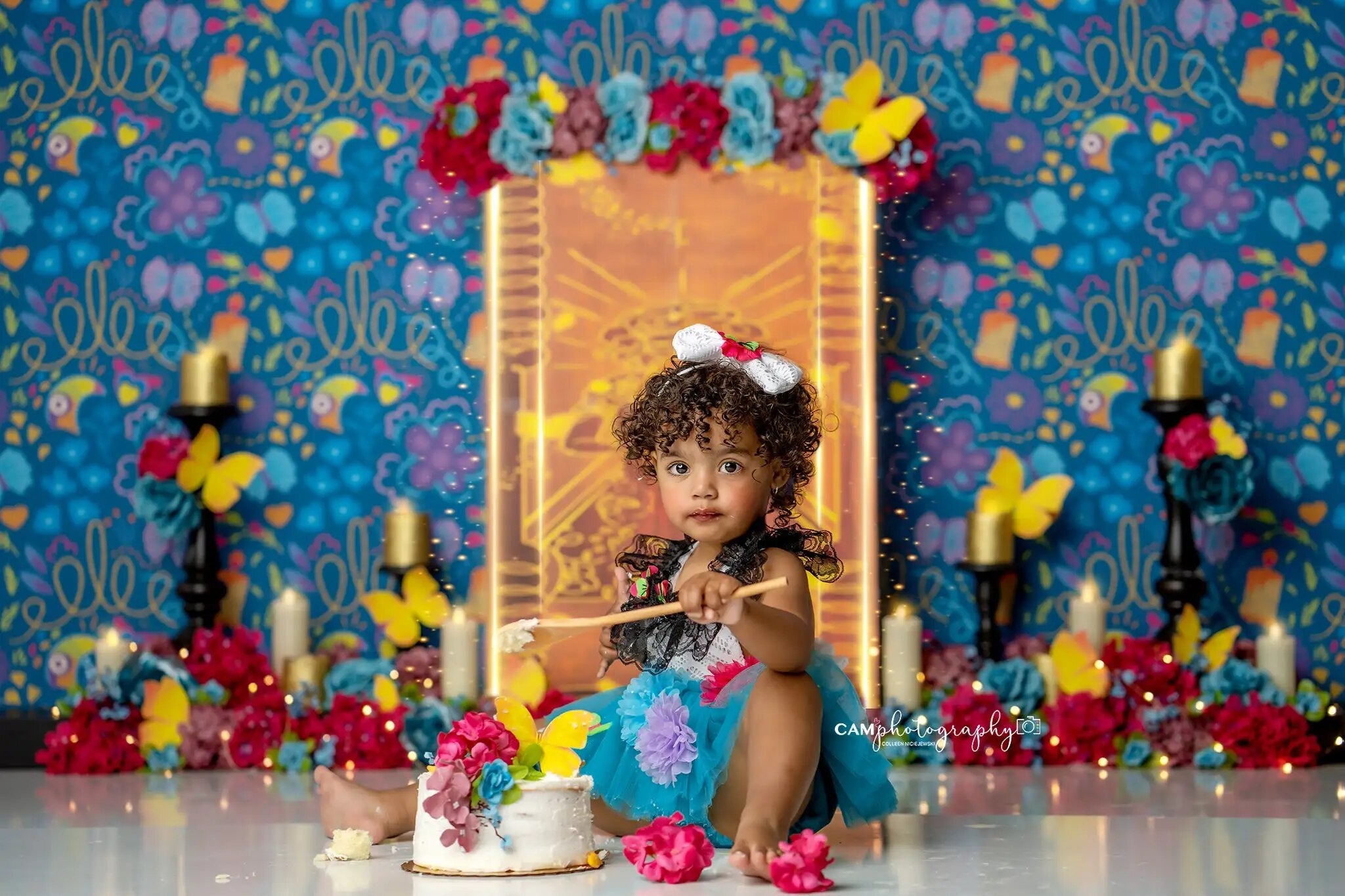 Arrière-plan du jour des morts, accessoires de photographie pour enfants et bébés, décor de gâteau pour enfants et adultes, décor d'anniversaire, arrière-plan du mexique 