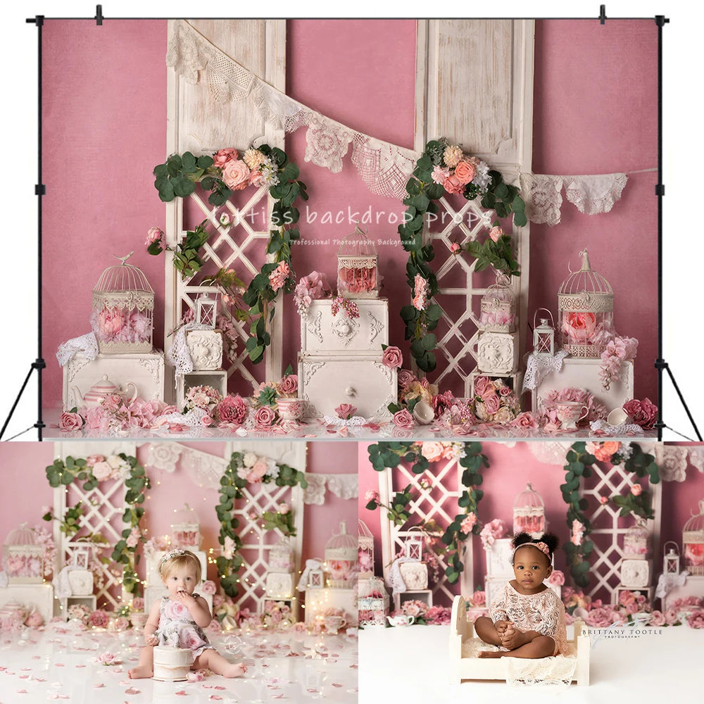 Boho Camping Backdrops Kids Baby Photography Props Child Adult Birthday Cake Smash Photocall Bedroom Decors Backgrounds