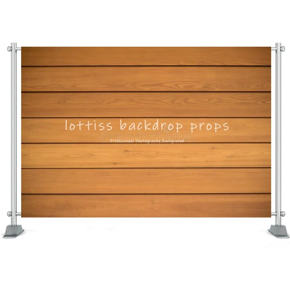 Light Brown Wood Board Background For Photography Baby Birthday Party Kids Portrait Rustic Planks Backdrop Cloth