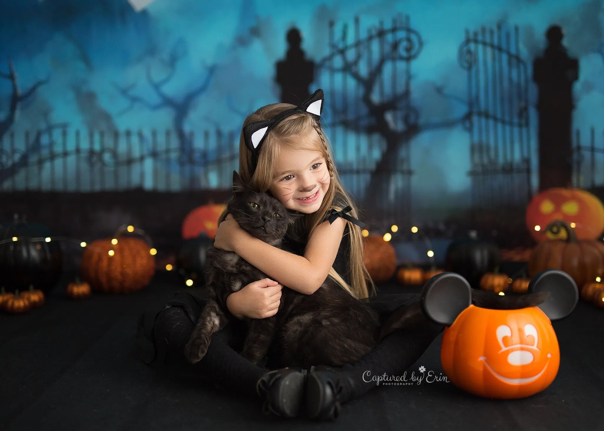 Arrière-plan de fête de la peur d'halloween, accessoires de séance photo pour enfants et adultes, photographie de bébé, lanterne de citrouille, arrière-plan de soirée de cimetière 