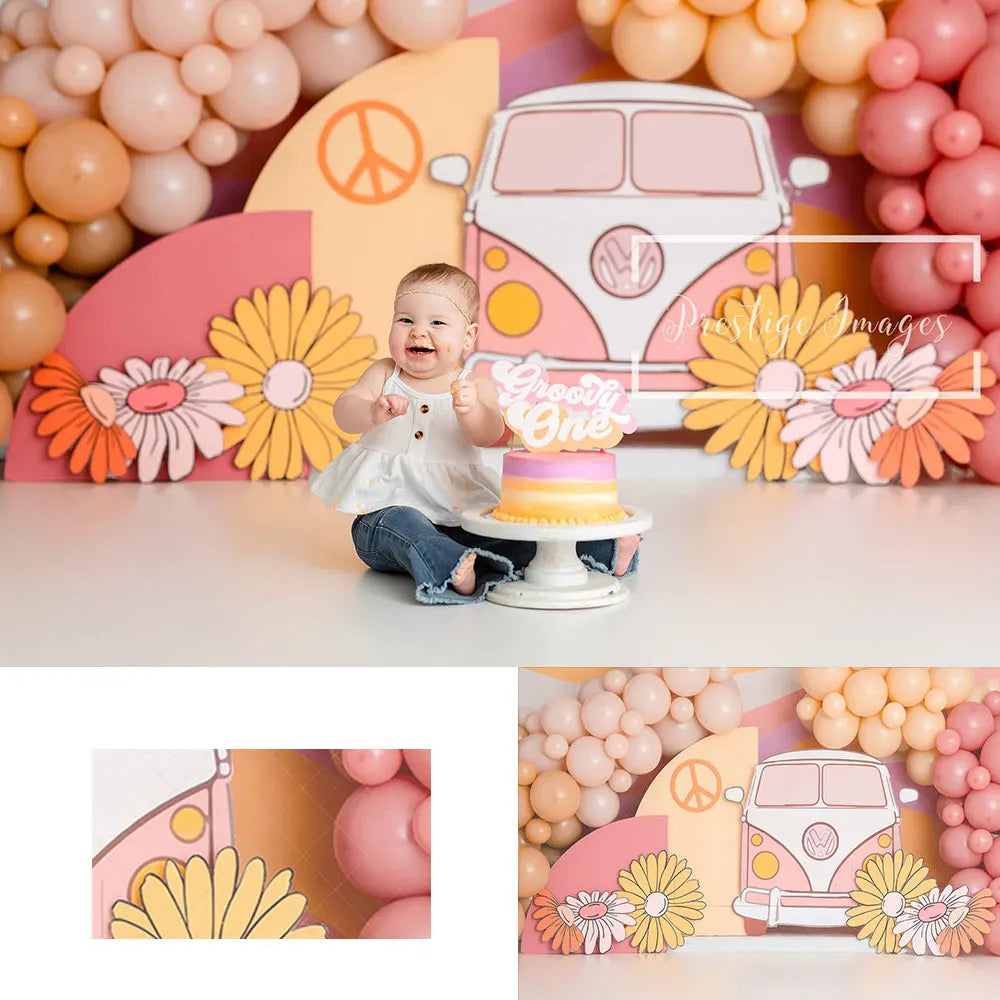 That 70s Party Photography Backdrop Kids Baby Cake Smash Photocall Prop Child Birthday Photography Background Photostudio Decor