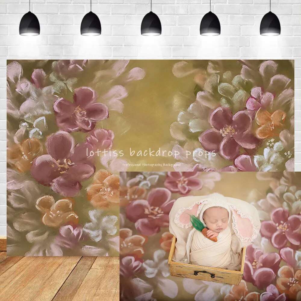 Abstract Texture Floral Photographic Studio Photo Background Newborn Baby Birthday Pregnant Woman Garden Portrait Backdrops