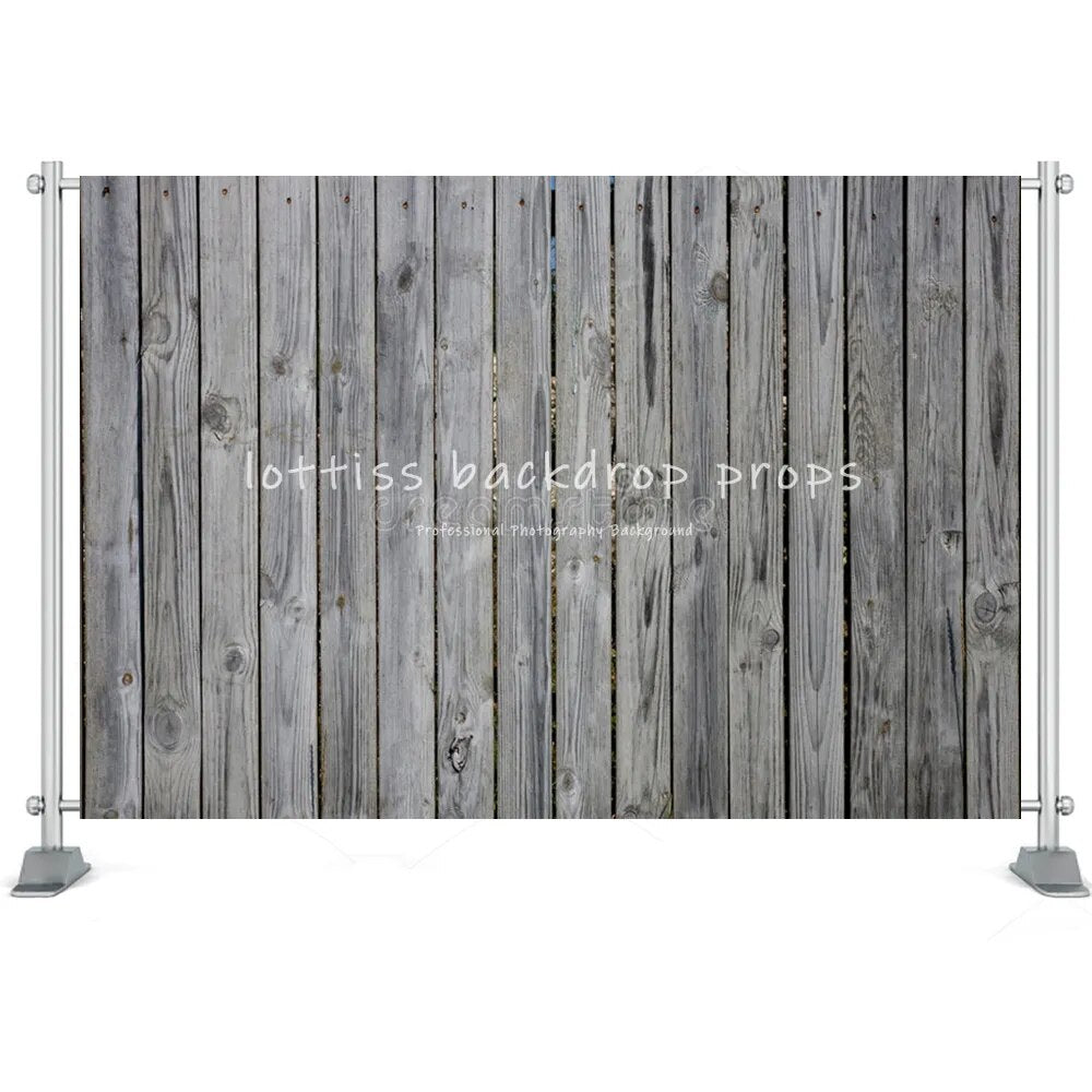 Grey Wood Board Background Series-Two For Photography Baby Birthday Party Kids Portrait Rustic Wooden Backdrop Cloth