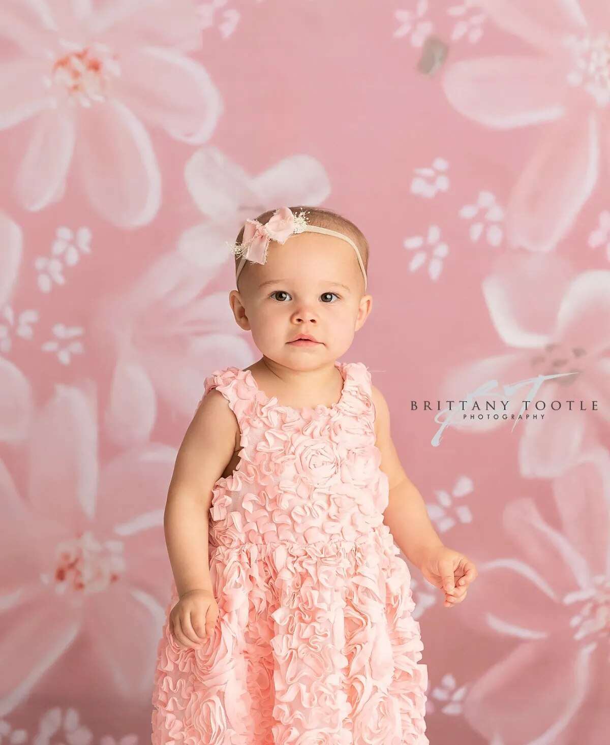 Abstract Pink Floral Photography Backdrop Adult Portrait Hand Painted Flowers Children Birthday Art Photocall Background