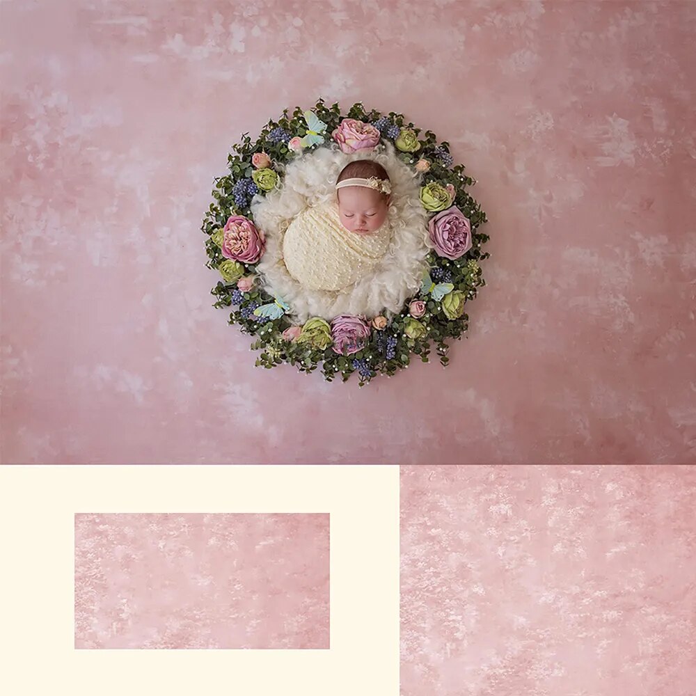 Solid Color Kids Photography Backdrop Cake Take Photocall Baby Newborn Birthday Photostudio Props Pure Retro Colorful Background