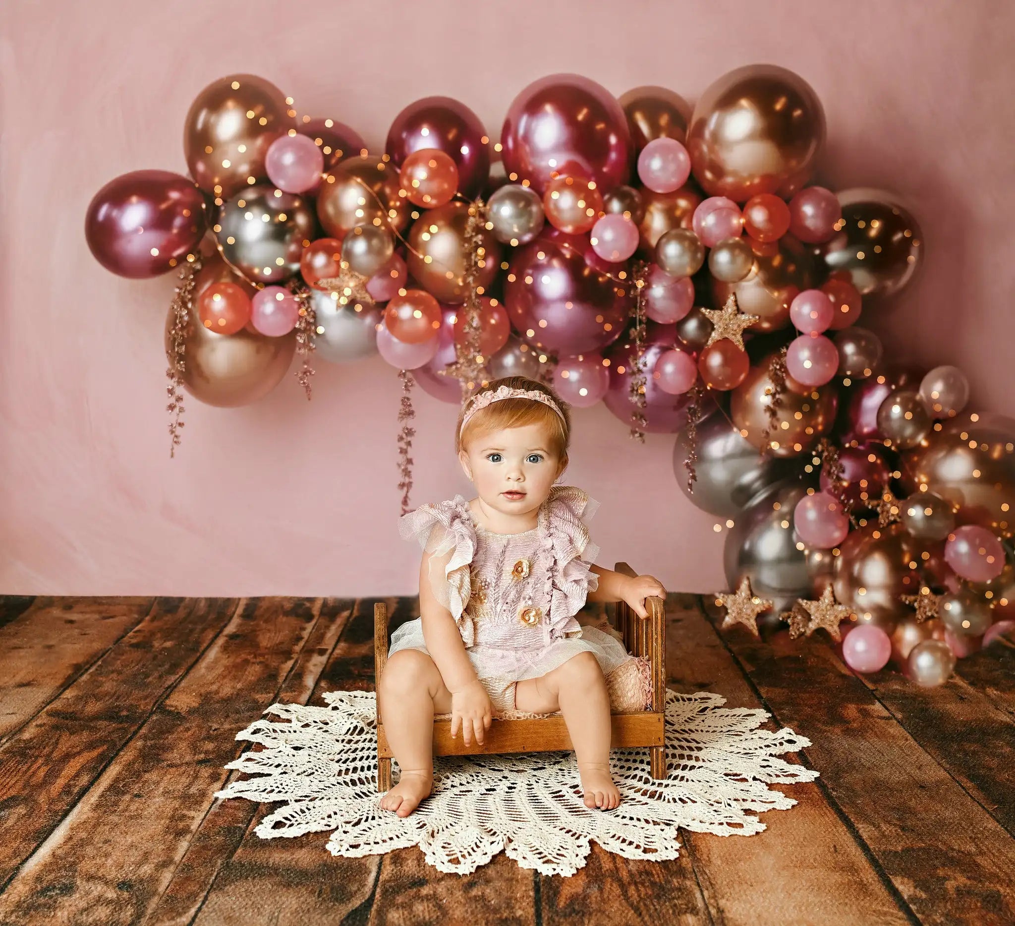 Magnificent Birthday Balloons Backdrops Child Baby Photography Props Kids Cake Smash Adult Photocall Decors Backgrounds