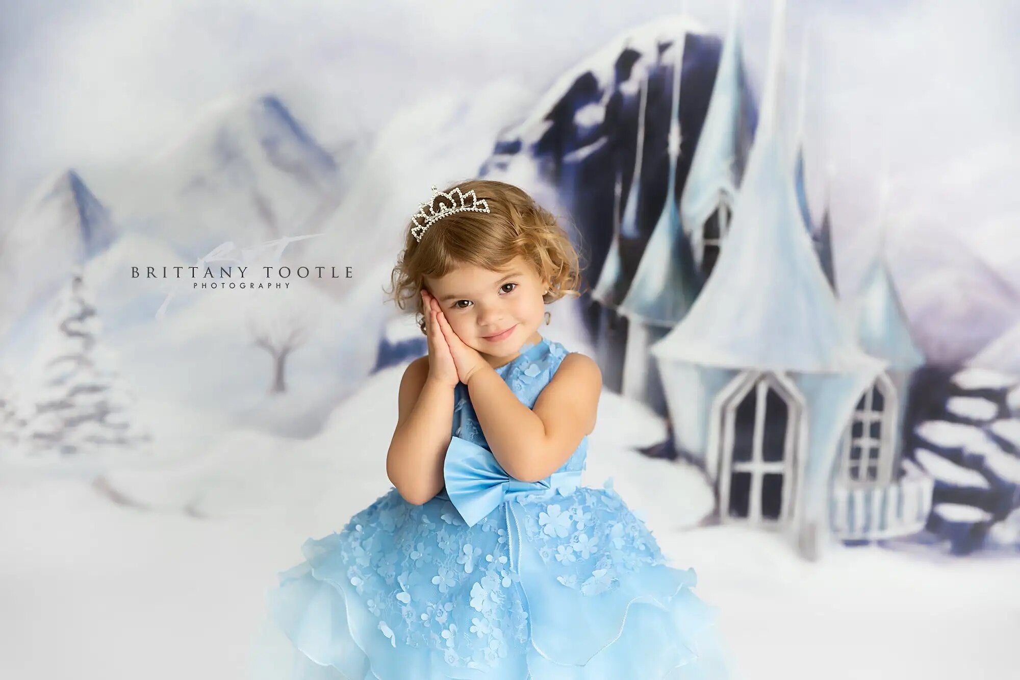 Winter Snowy Mountain Backdrops Kids Adult Photography Props Child Baby Portrait Photocall Photostudio Xmas Snow Tree Background