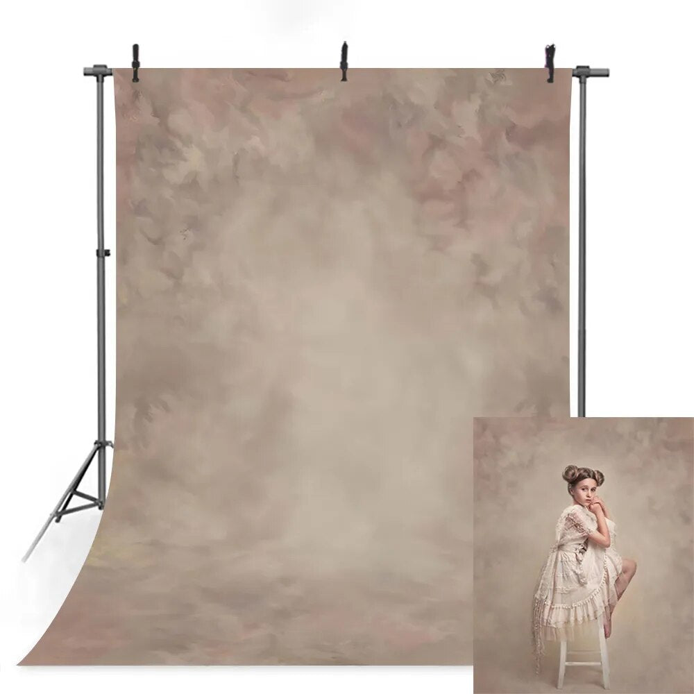 Abstract Photography Polyester Backdrops Pregnant Kids Portrait Birthday Decor Oil Painting Art Texture Background Photo Props