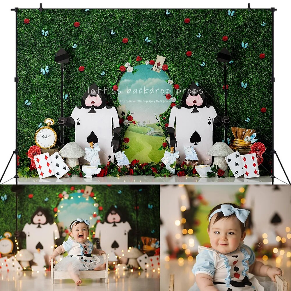 Forest Adventure Backdrops Kids Birthday Cake Smash Props Child Baby Birthday Photocall Wild Dinosaur Park Background